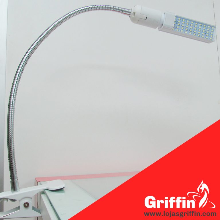 Luminária de Led para Bancada 50cm Branca Griffin PY